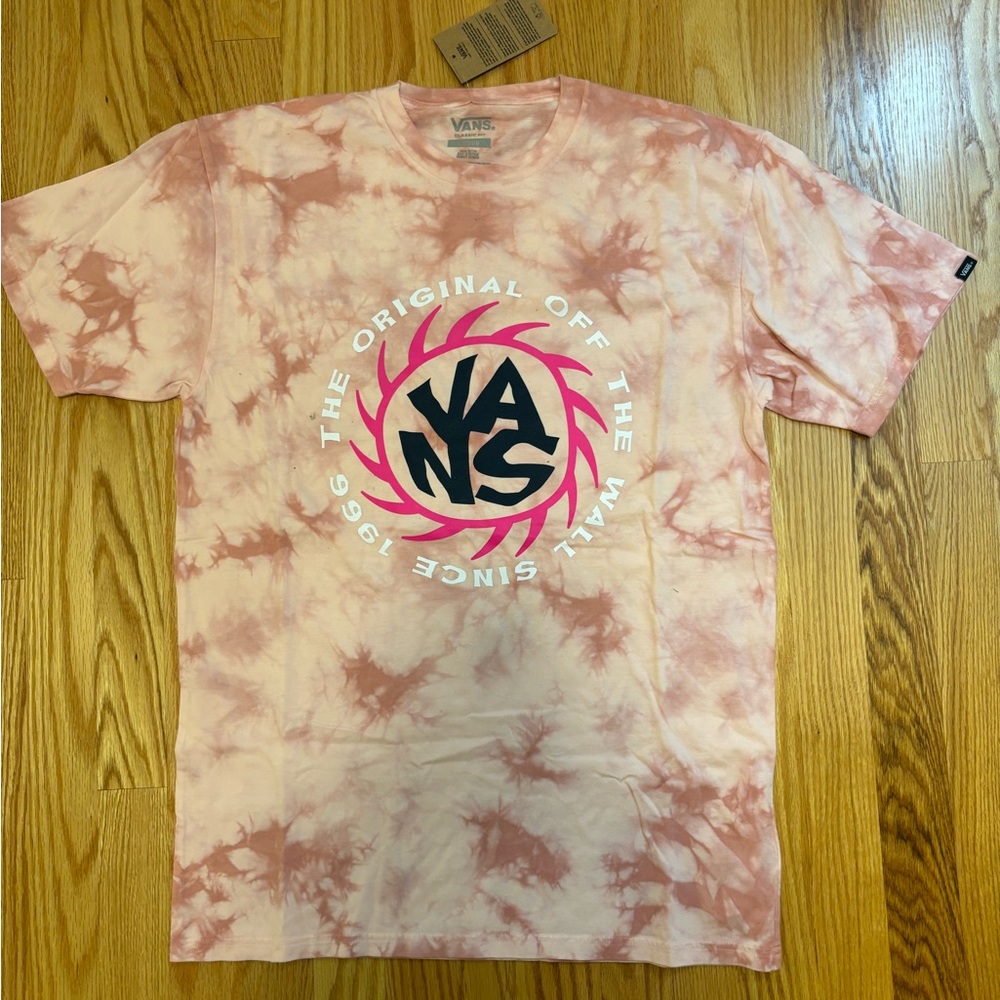 VANS off the wall pink/tye tee